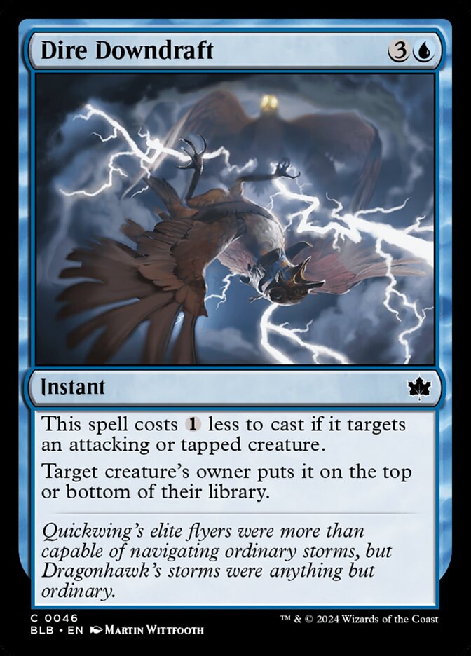 Dire Downdraft - Bloomburrow (BLB)