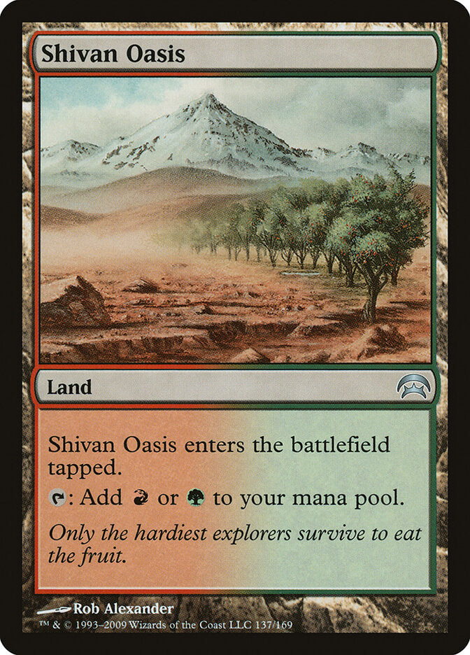 Shivan Oasis (137) - Planechase (HOP)