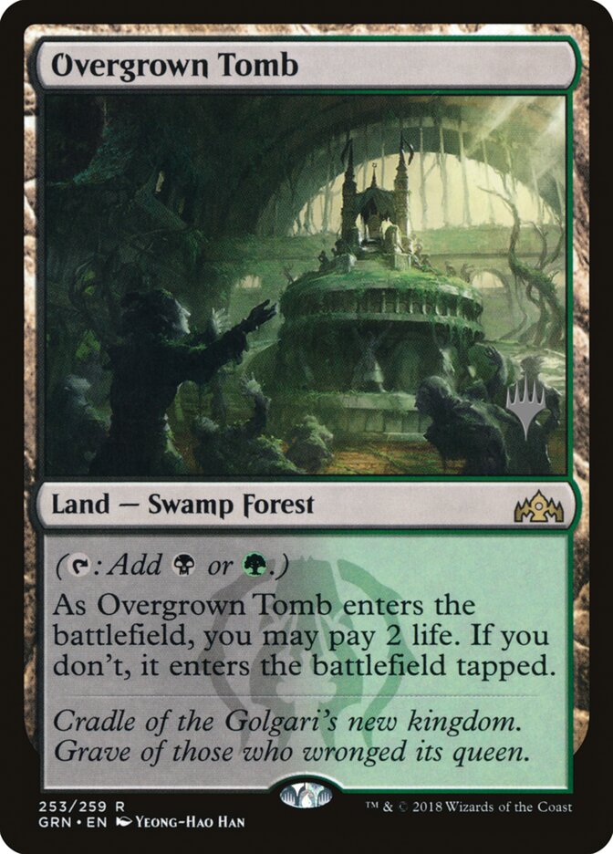 Overgrown Tomb (253p) - Guilds of Ravnica Promos (PGRN)