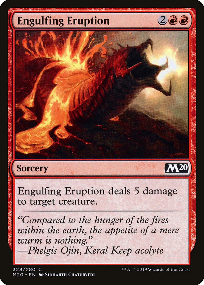 Engulfing Eruption (328) - Core Set 2020 (M20)