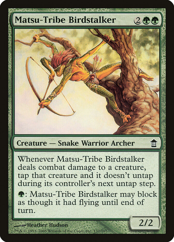 Matsu-Tribe Birdstalker (137) - Saviors of Kamigawa (SOK)