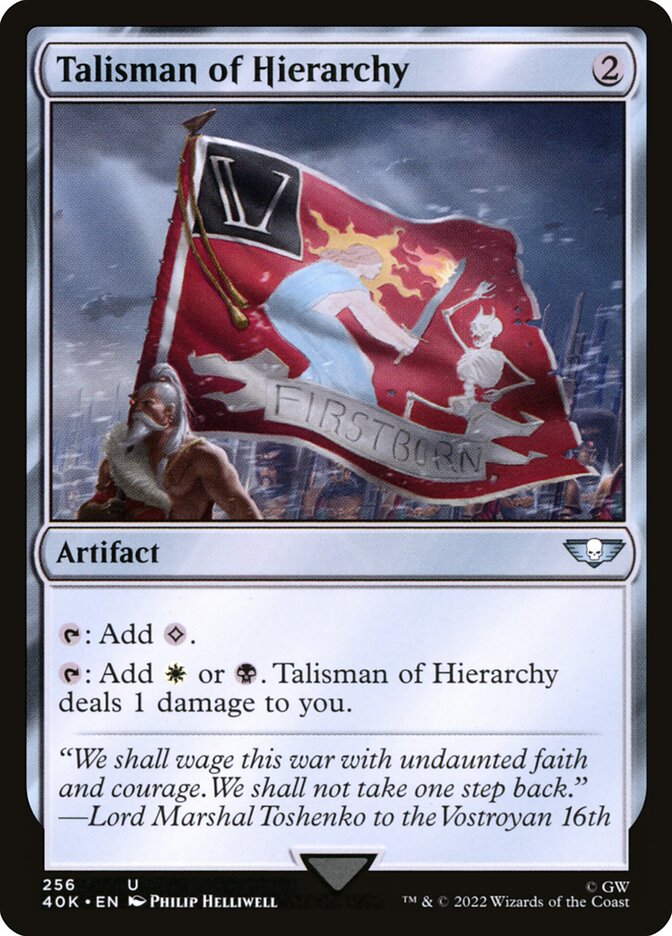 Talisman of Hierarchy (256) - Warhammer 40,000 Commander (40K)
