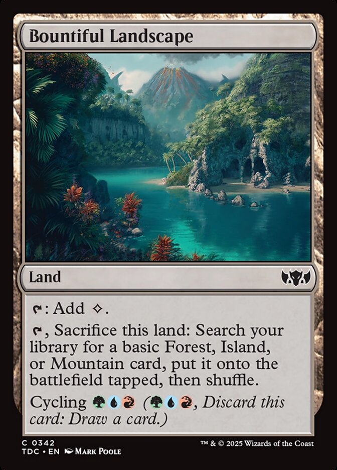 Bountiful Landscape (342) - Tarkir: Dragonstorm Commander (TDC)