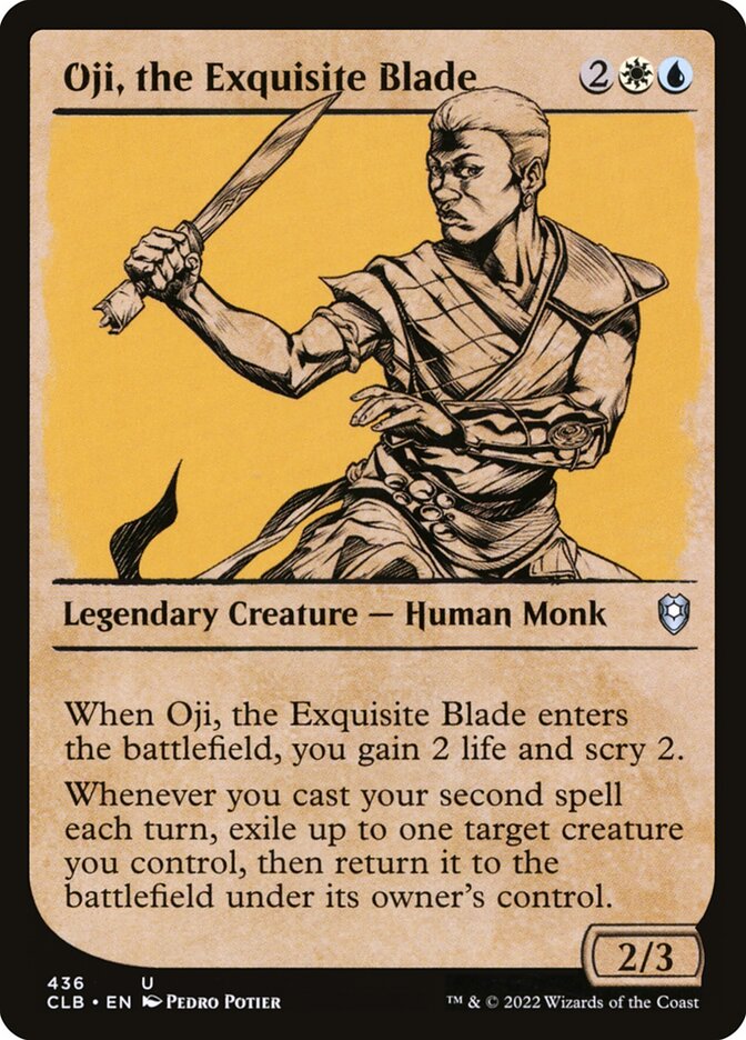 Oji, the Exquisite Blade (436) - Commander Legends: Battle for Baldur's Gate (CLB)
