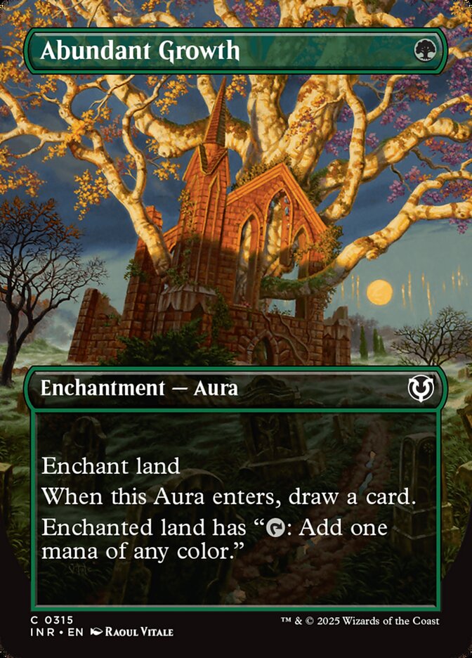 Abundant Growth - [Borderless] Innistrad Remastered (INR)