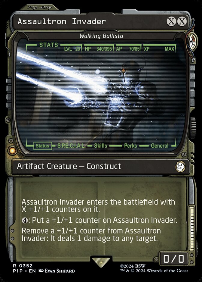Walking Ballista - [Foil, Showcase] Fallout (PIP)