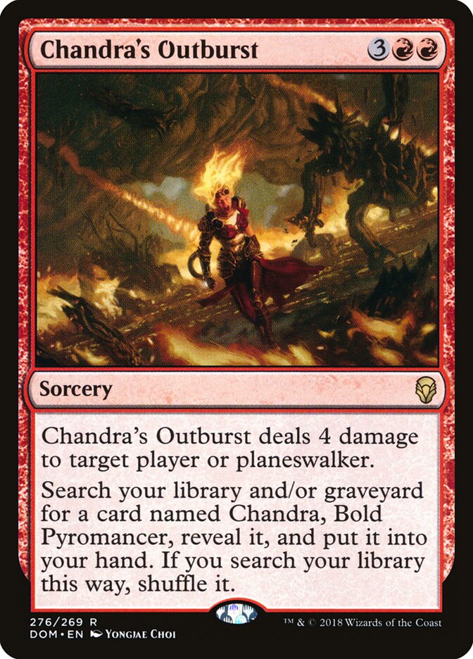 Chandra's Outburst (276) - Dominaria (DOM)