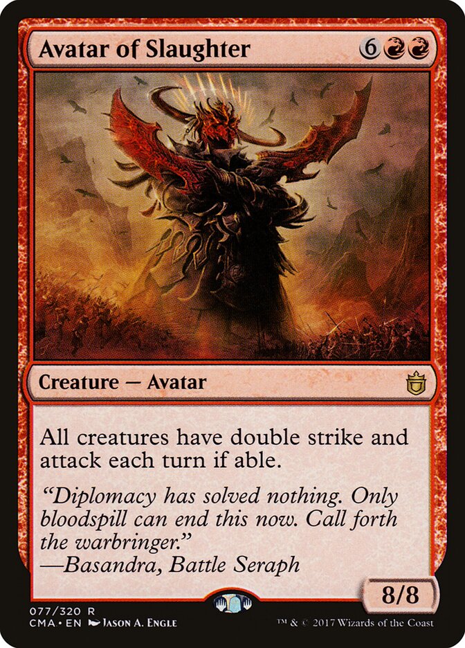 Avatar of Slaughter (77) - Commander Anthology (CMA)
