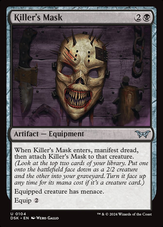 Killer's Mask (104) - Duskmourn: House of Horror (DSK)