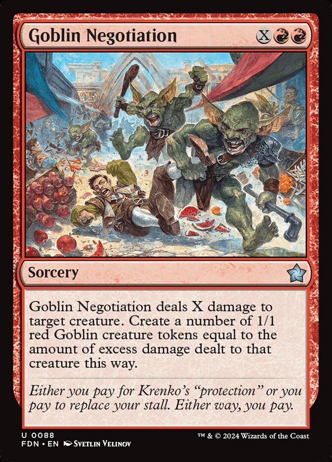 Goblin Negotiation (88) - Foundations (FDN)