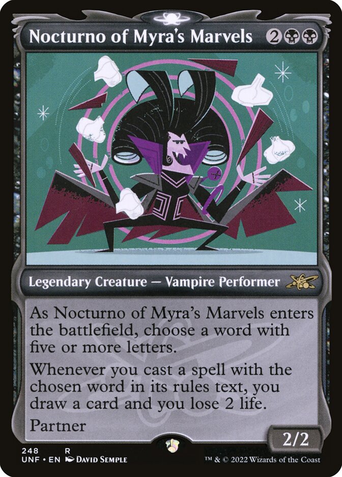 Nocturno of Myra's Marvels (248) - Unfinity (UNF)