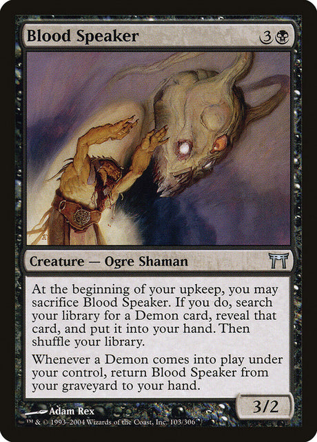 Blood Speaker (103) - Champions of Kamigawa (CHK)