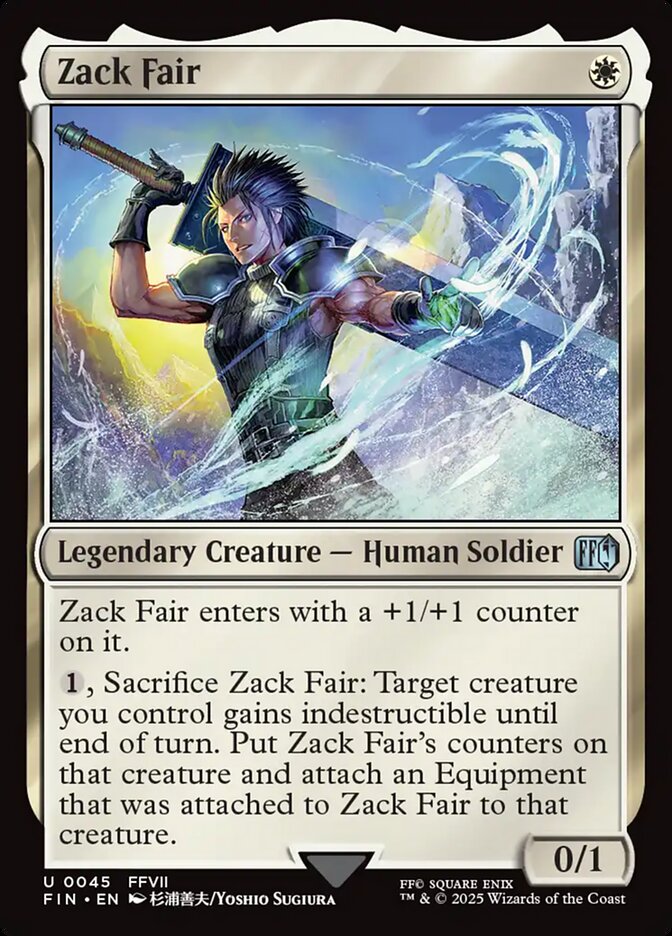 Zack Fair (45) - [Foil] Final Fantasy (FIN)