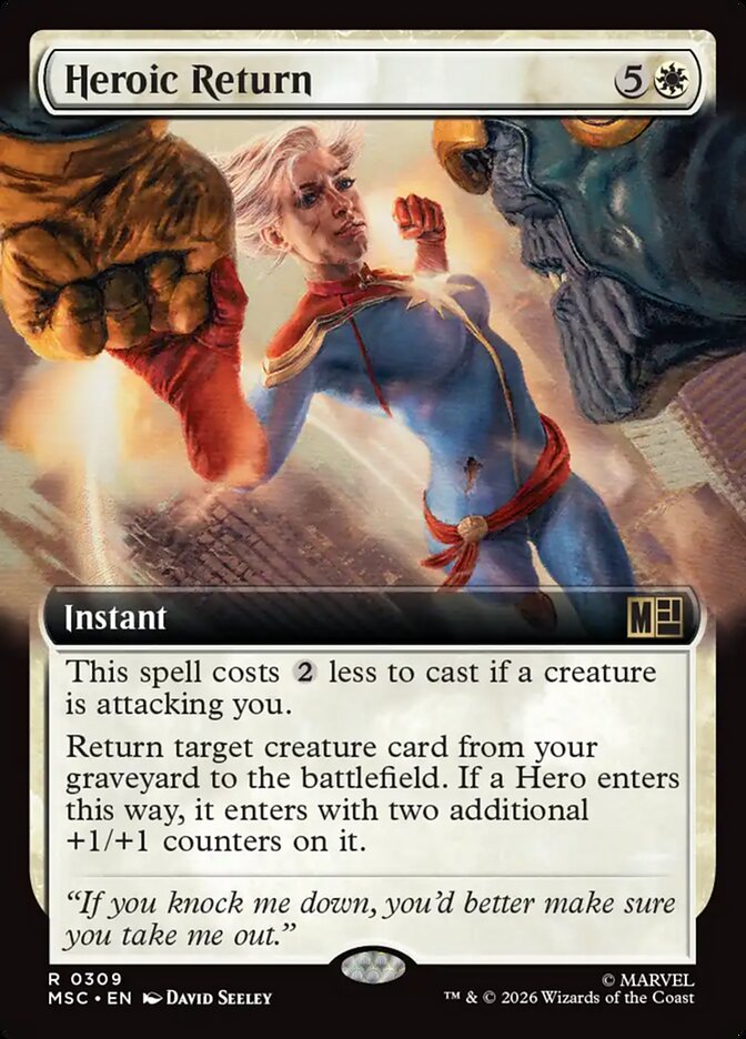 Heroic Return (309) - Marvel Super Heroes Commander (MSC)
