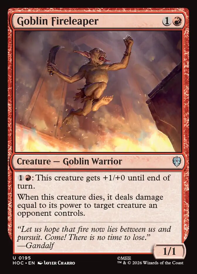 Goblin Fireleaper (195) - The Hobbit Eternal (HOC)