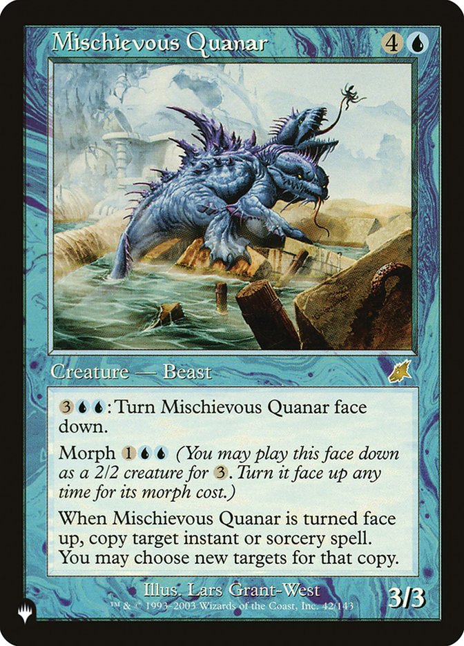 Mischievous Quanar - The List (PLST)