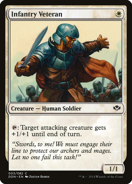 Infantry Veteran (3) - Duel Decks: Speed vs. Cunning (DDN)