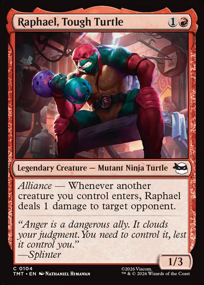 Raphael, Tough Turtle (104) - Teenage Mutant Ninja Turtles (TMT)