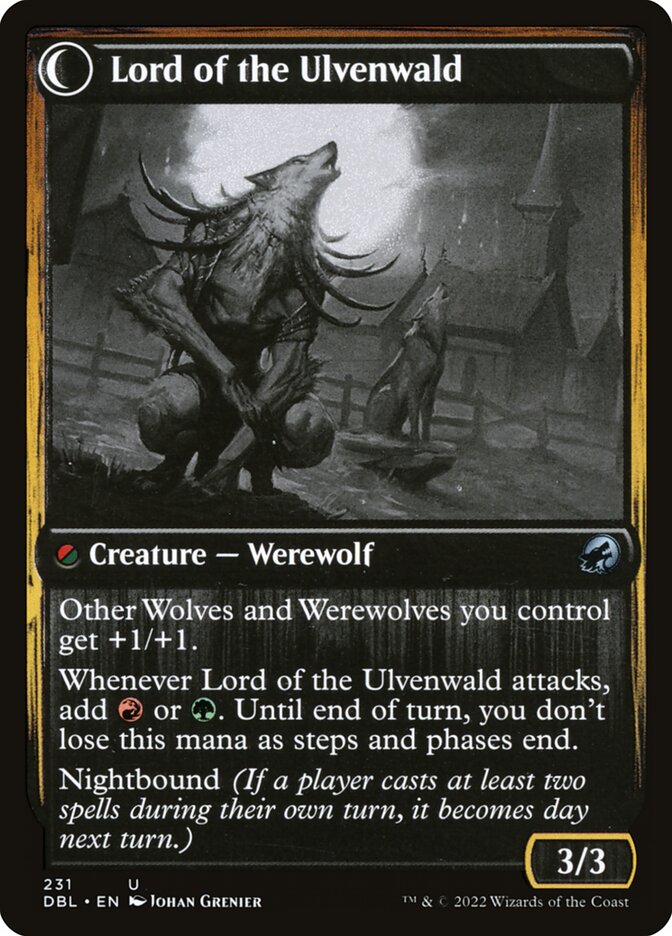 Kessig Naturalist // Lord of the Ulvenwald (231) - Innistrad: Double Feature (DBL)