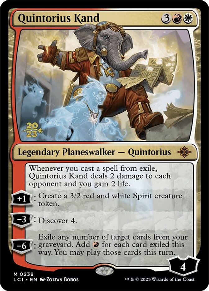 Quintorius Kand (238s) - The Lost Caverns of Ixalan Promos (PLCI)
