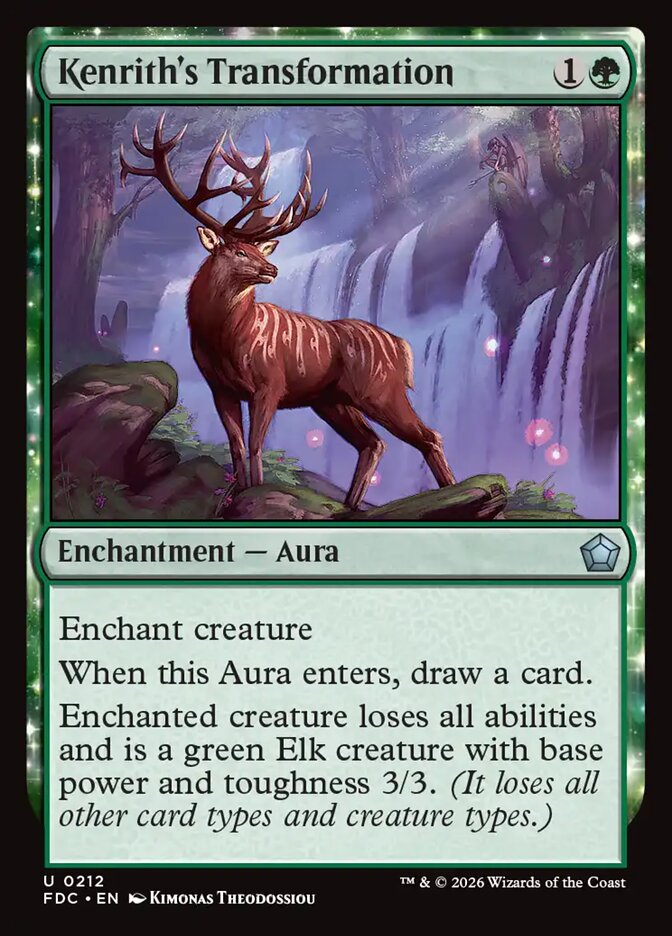 Kenrith's Transformation (212) - Foundations Commander (FDC)