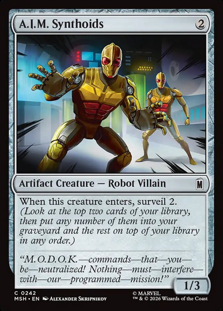 A.I.M. Synthoids (242) - Marvel Super Heroes (MSH)