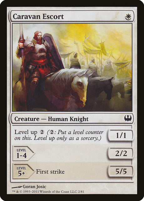 Caravan Escort (2) - Duel Decks: Knights vs. Dragons (DDG)