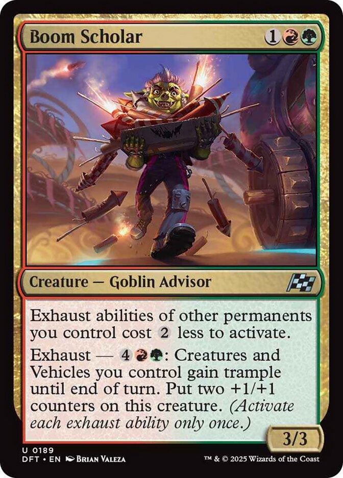 Boom Scholar - [Foil] Aetherdrift (DFT)