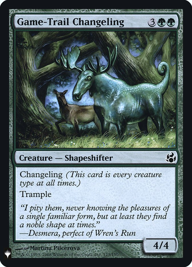 Game-Trail Changeling - [Foil] The List (PLST)