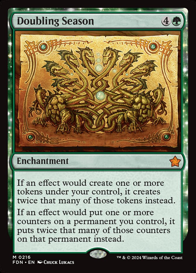 Doubling Season - [Foil] Foundations (FDN)