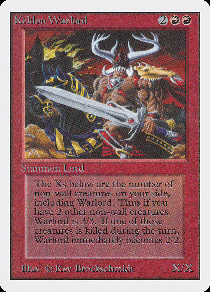 Keldon Warlord (161) - Unlimited Edition (2ED)