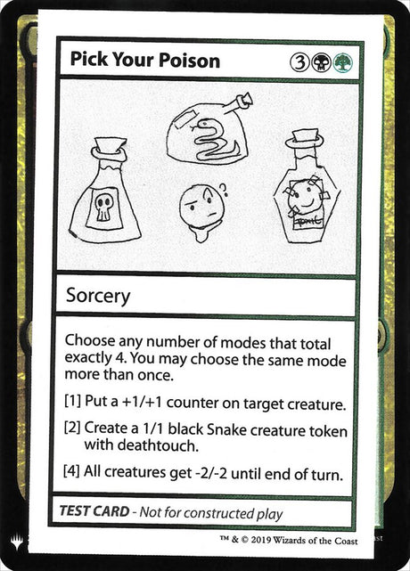 Pick Your Poison (97) - Mystery Booster Playtest Cards 2019 (CMB1)