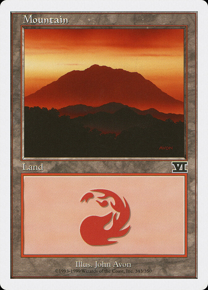 Mountain (343) - Classic Sixth Edition (6ED)