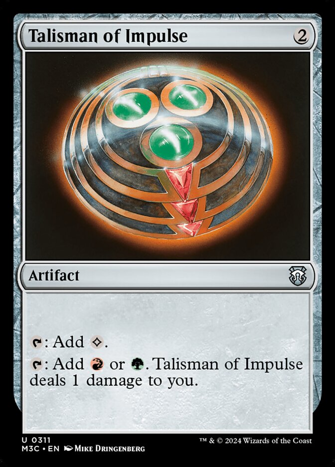 Talisman of Impulse (311) - Modern Horizons 3 Commander (M3C)