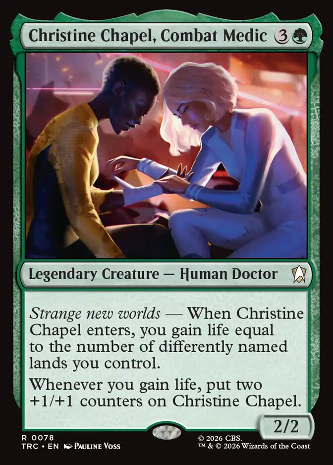 Christine Chapel, Combat Medic (78) - Star Trek Commander (TRC)