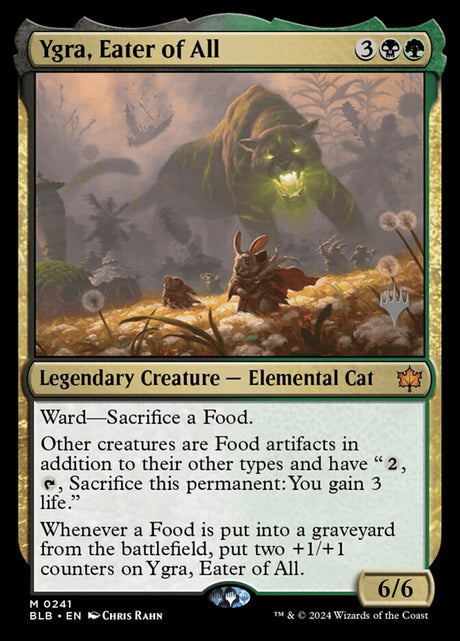 Ygra, Eater of All (241p) - Bloomburrow Promos (PBLB)