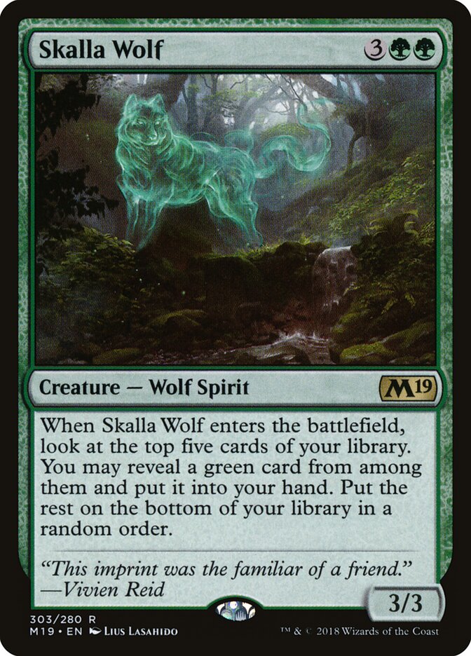 Skalla Wolf (303) - Core Set 2019 (M19)