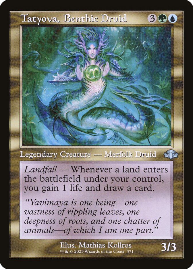 Tatyova, Benthic Druid (371) - Dominaria Remastered (DMR)