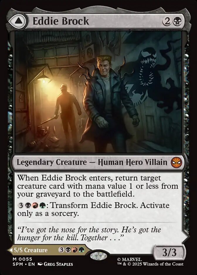Eddie Brock // Venom, Lethal Protector (55) - [Foil] Marvel's Spider-Man (SPM)