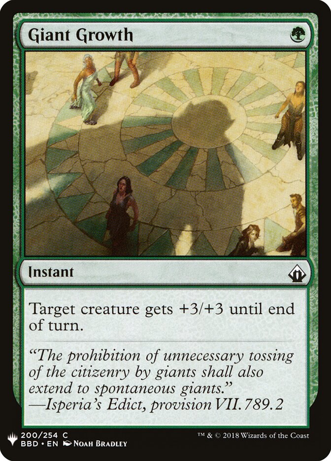Giant Growth (BBD-200) - The List (PLST)