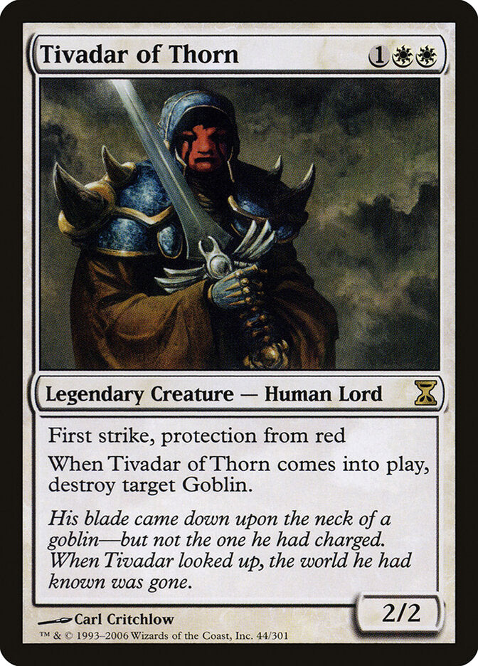 Tivadar of Thorn (44) - Time Spiral (TSP)