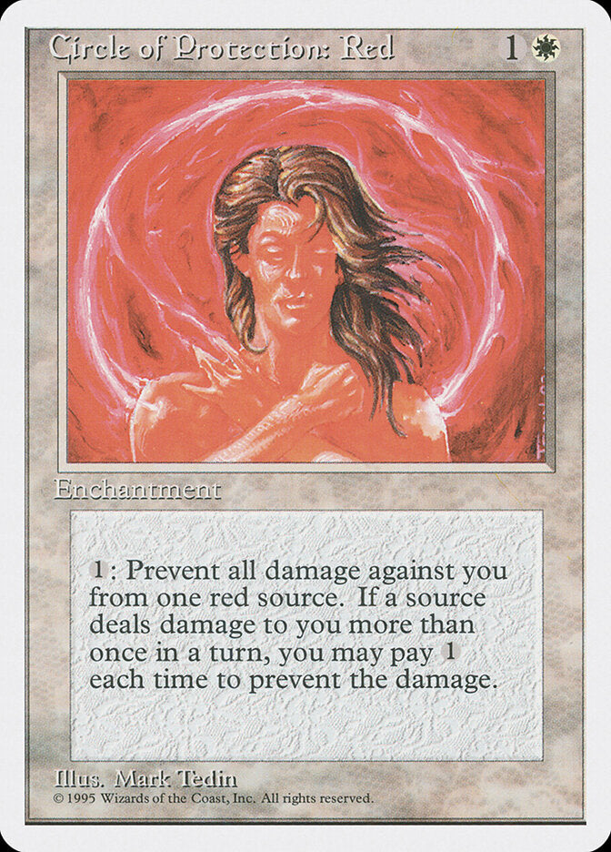 Circle of Protection: Red (17) - Fourth Edition (4ED)