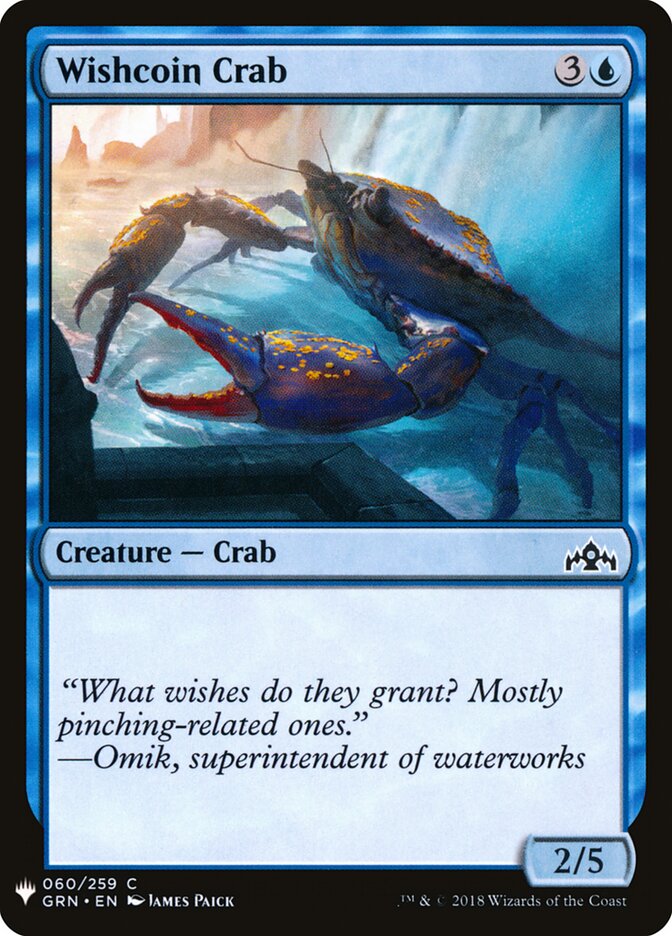 Wishcoin Crab (GRN-60) - The List (PLST)