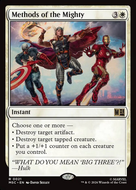 Methods of the Mighty (21) - Marvel Super Heroes Commander (MSC)
