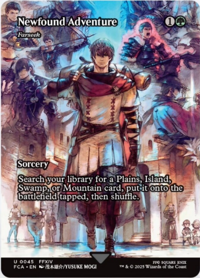 Newfound Adventure - Farseek (45) - [Foil, Borderless] Final Fantasy: Through the Ages (FCA)