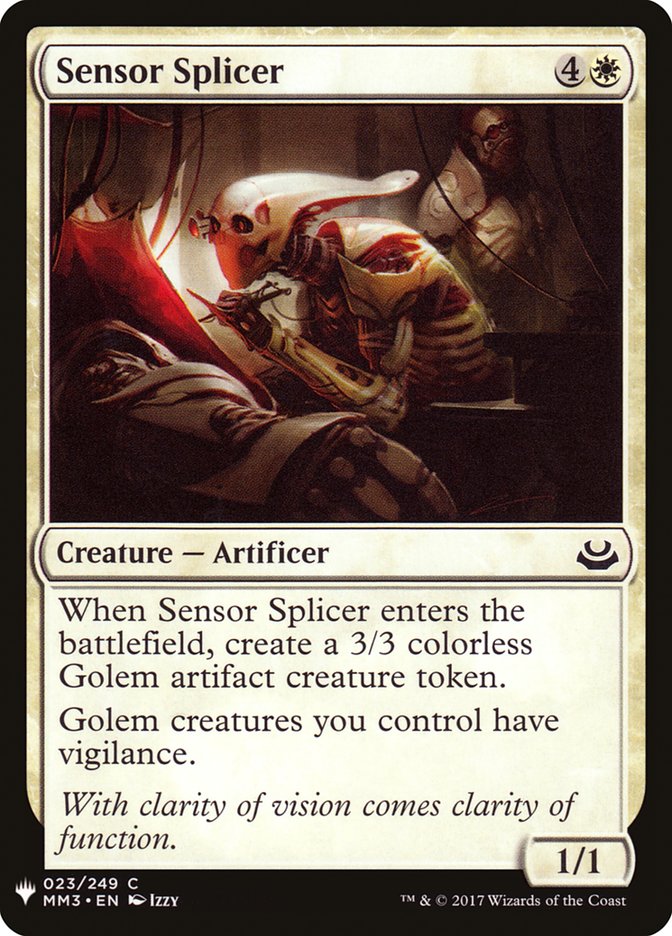 Sensor Splicer - The List (PLST)