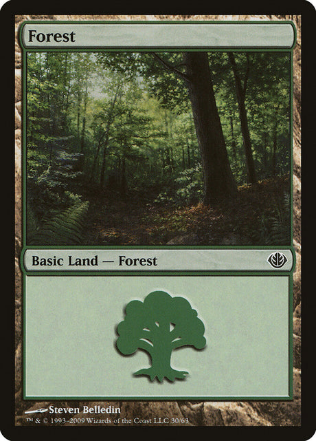 Forest (30) - Duel Decks: Garruk vs. Liliana (DDD)