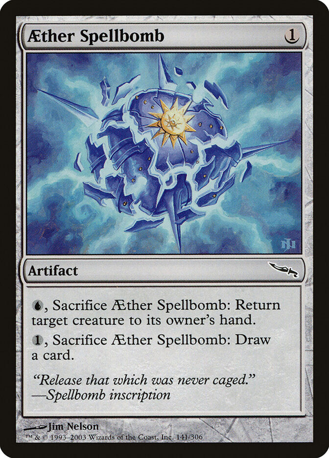 Aether Spellbomb (141) - Mirrodin (MRD)