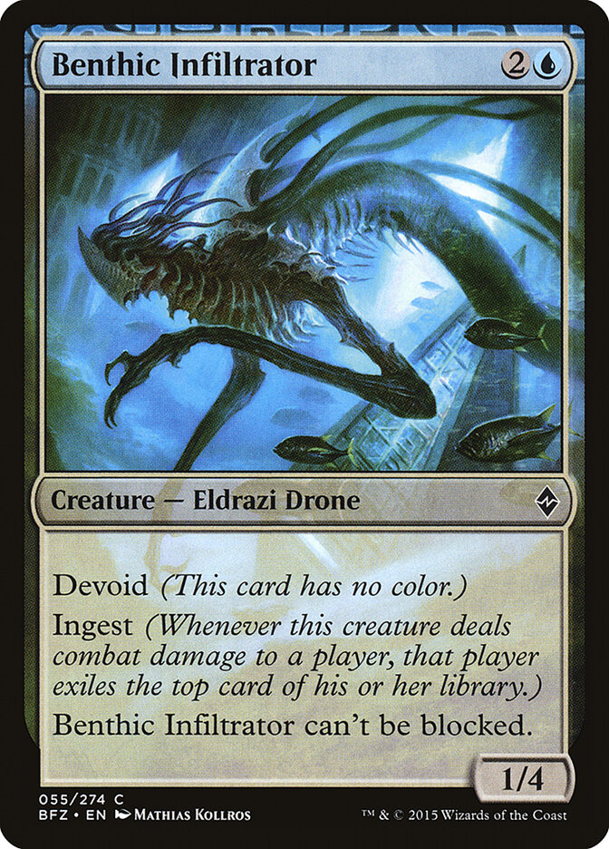 Benthic Infiltrator (55) - Battle for Zendikar (BFZ)
