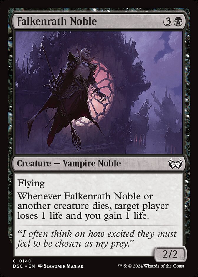 Falkenrath Noble (140) - Duskmourn: House of Horror Commander (DSC)